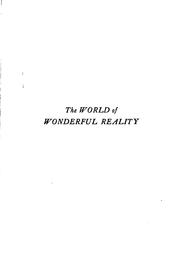 Cover of: The world of wonderful reality
