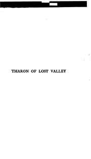 Cover of: Tharon of Lost Valley by Vingie E. Roe