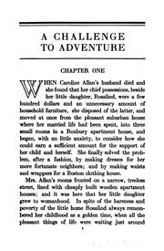 Cover of: A challenge to adventure by Alice Turner Curtis