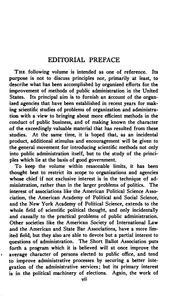 Cover of: Organized efforts for the improvement of methods of administration in the United States.