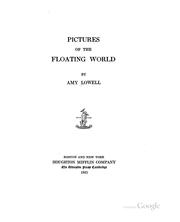 Cover of: Pictures of the floating world