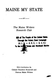 Cover of: Maine, my state