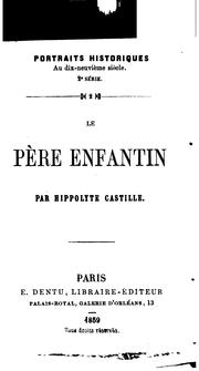 Le père Enfantin by Hippolyte Castille