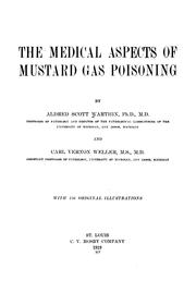 The medical aspects of mustard gas poisoning by Warthin, Aldred Scott