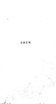 Cover of: Grum: roman fra sø og mose.