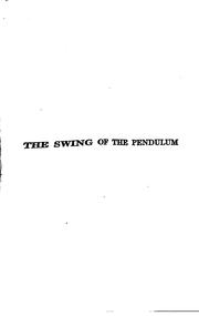 Cover of: The swing of the pendulum