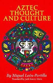 Cover of: Aztec Thought and Culture by Miguel Leon-Portilla