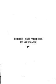 Cover of: Hither and thither in Germany