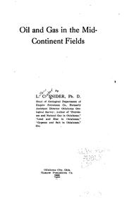 Cover of: Oil and gas in the mid-continent fields