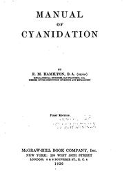 Cover of: Manual of cyanidation by E. M. Hamilton, E. M. Hamilton