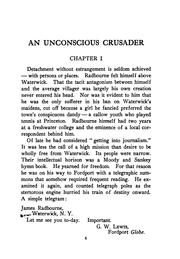 Cover of: An unconscious crusader