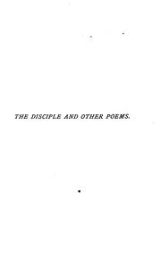 Cover of: The disciple | George MacDonald