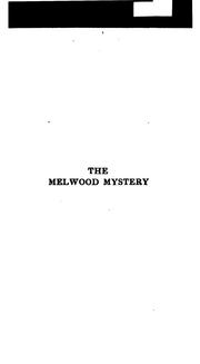 Cover of: The Melwood mystery