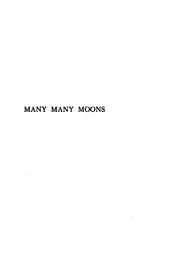 Cover of: Many many moons: a book of wilderness poems