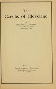 Cover of: The Czechs of Cleveland