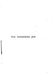 Cover of: The wandering Jew by Robert Williams Buchanan