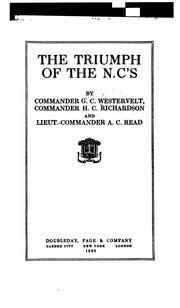 Cover of: The triumph of the N. C.'s by George Conrad Westervelt