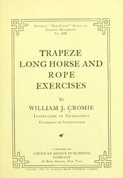 Cover of: Trapeze, long horse and rope exercises