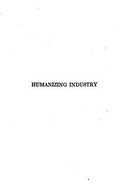 Cover of: Humanizing industry