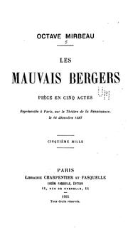 Cover of: Les mauvais bergers by Octave Mirbeau