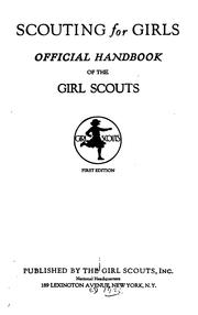 Cover of: Scouting for girls by Girl Scouts of the United States of America.