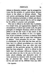 Cover of: A manual of debate and oral discussion for schools, societies and clubs by James Milton O'Neill