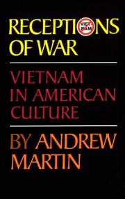 Cover of: Receptions of War: Vietnam in American Culture (Oklahoma Project for Discourse and Theory, Vol 10)
