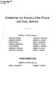Cover of: Recommendations for reorganization of the public school system of the city of Chicago. by Chicago (Ill.). City council. Committee on schools, fire, police and civil service.