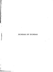 Royal letters and other historical documents selected from the family papers of Dundas of Dundas by Walter Macleod