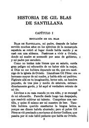 Historia de Gil Blas de Santillana by Alain René Le Sage