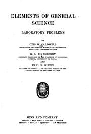 Cover of: Elements of general science: laboratory problems