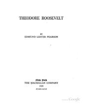 Cover of: Theodore, Roosevelt