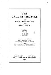 Cover of: The call of the surf by Van Campen Heilner