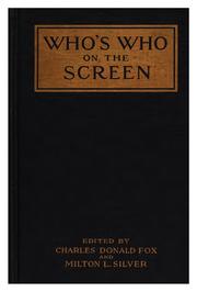 Cover of: Who's who on the screen by Charles Donald Fox