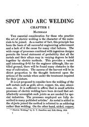 Cover of: Spot and arc welding by Harry Archer Hornor