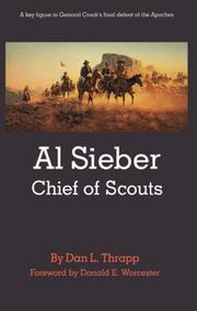 Cover of: Al Sieber: chief of scouts