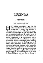 Cover of: Lucinda by Anthony Hope