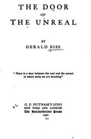 Cover of: The door of the unreal by Gerald Biss