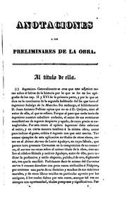 Cover of: Nuevas anotaciones al Ingenioso hidalgo D. Quijote de la Mancha, de Miguel de Cervantes Saavedra