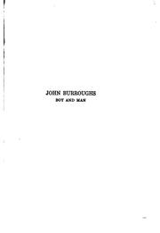 Cover of: John Burroughs, boy and man