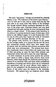 Cover of: Sea power in American history: the influence of the navy and the merchant marine upon American development