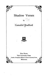 Cover of: Shadow verses