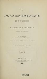 Cover of: Les  anciens peintres flamands by J. A. Crowe