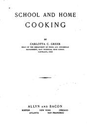Cover of: School and home cooking