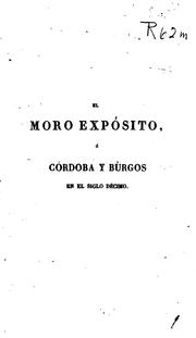 Cover of: El moro expósito by Ángel de Saavedra duque de Rivas