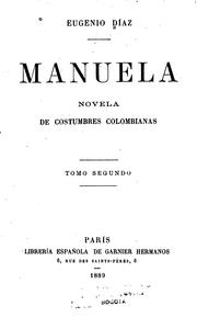 Cover of: Manuela: novela de costumbres colombianas