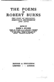 Cover of: The poems of Robert Burns by Robert Burns
