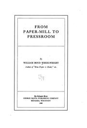 Cover of: From paper-mill to pressroom
