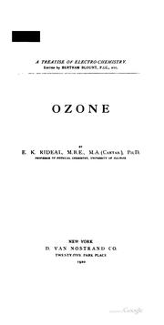 Cover of: Ozone
