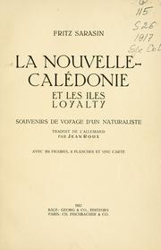 Cover of: La Nouvelle-Calédonie et les Iles Loyalty